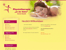 Tablet Screenshot of physio-kunath.de